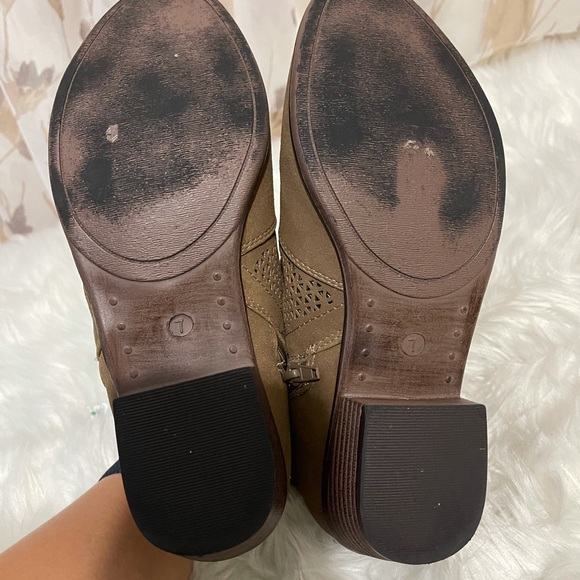 COPY - Pierre Dumas Brown booties size 7 - Picture 4 of 5